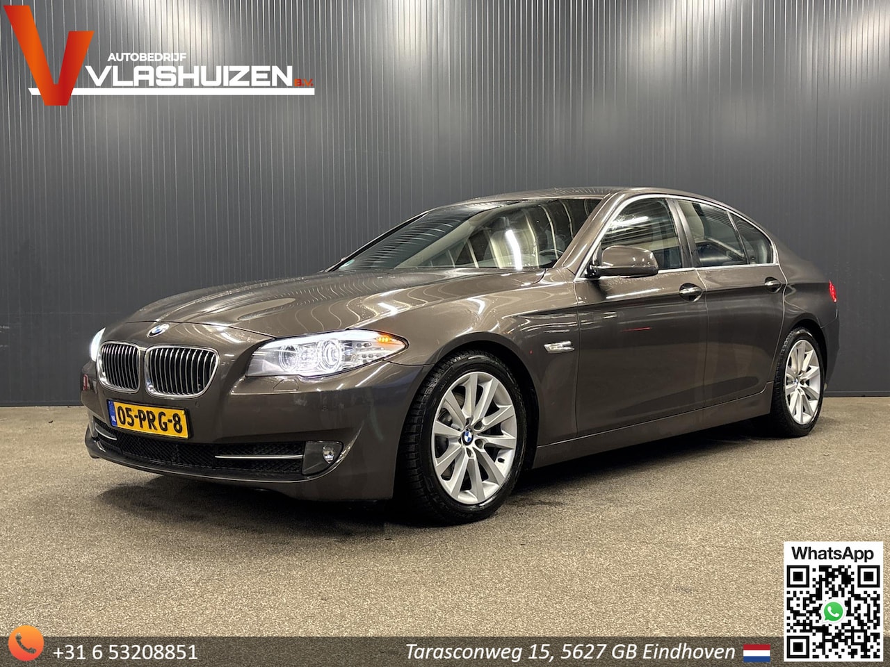 BMW 5-serie - 523i High Executive Automaat | Leder | Climate | Cruise | Navi | PDC | Stoelverwarming | - AutoWereld.nl