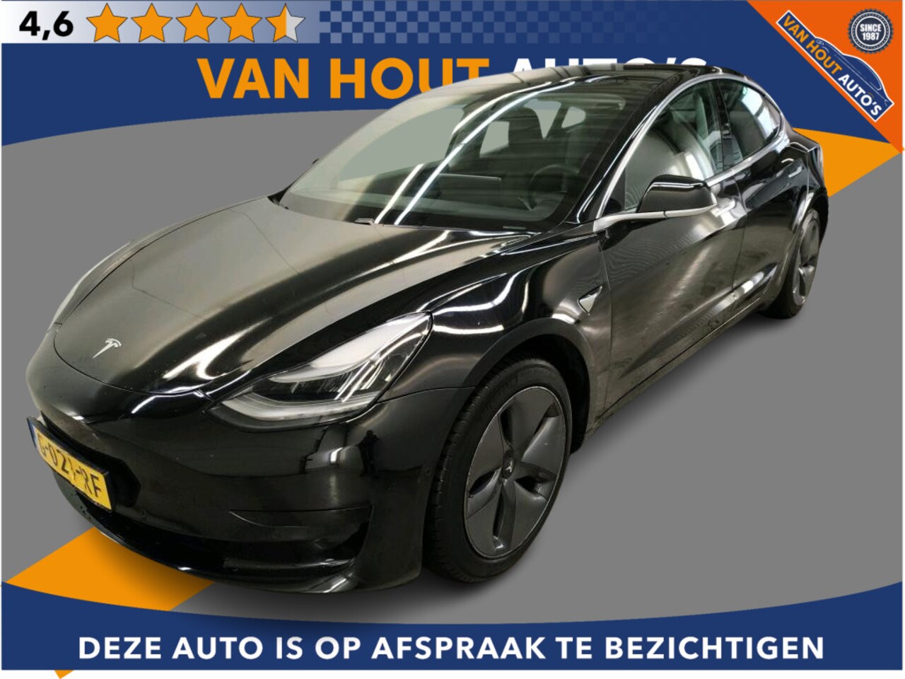 Tesla Model 3 - Standard RWD Plus 60 kWh | PANORAMA DAK | LEDER - AutoWereld.nl