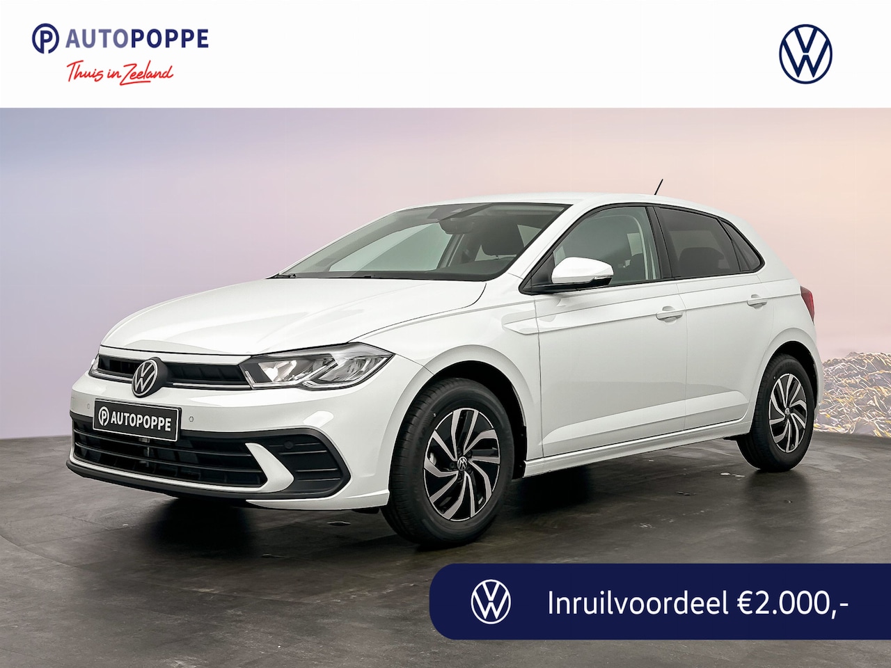 Volkswagen Polo - 1.0 TSI 95 5MT Life Edition | 'App-Connect' smartphone integratie | Airconditioning automa - AutoWereld.nl