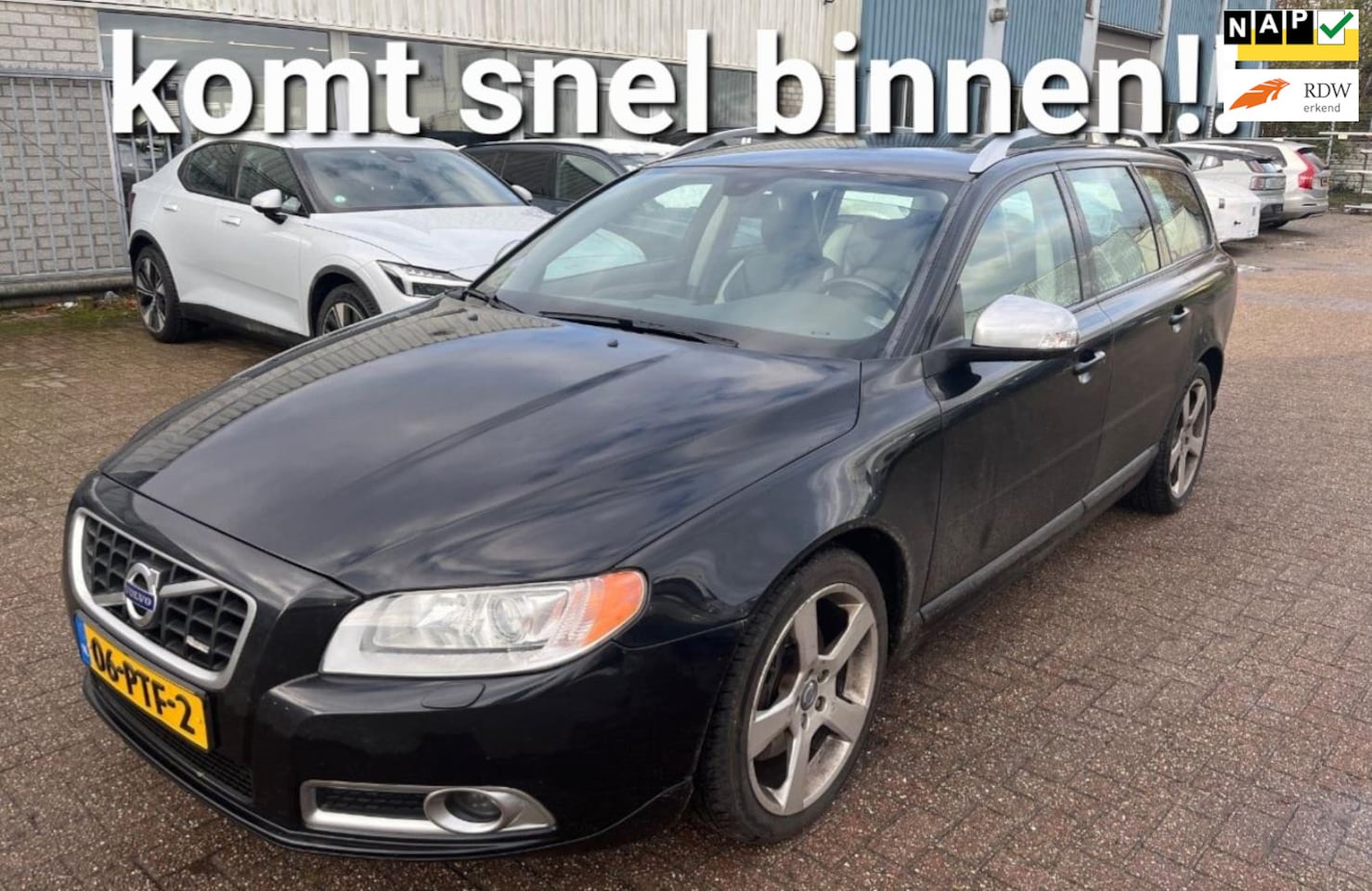 Volvo V70 - 2.0T R-Edition Clima/Cruise/Leder/ Autom. - AutoWereld.nl