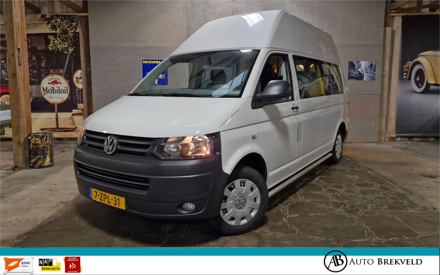 Volkswagen Transporter Kombi - 2.0 TDI L2H3 Trendline 84PK | TAXI | PRIJS INCL. BTW | Airco | Elektrisch pakket | NAP - AutoWereld.nl