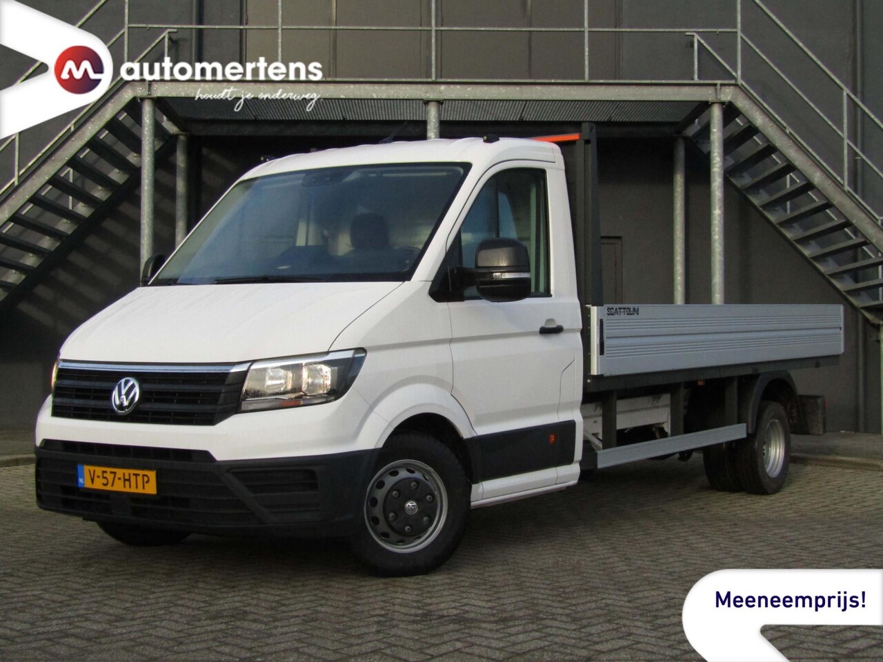 Volkswagen Crafter - 2.0 TDI 177PK OPEN LAADBAK PICK-UP 3500KG TREKGEWICHT - AutoWereld.nl