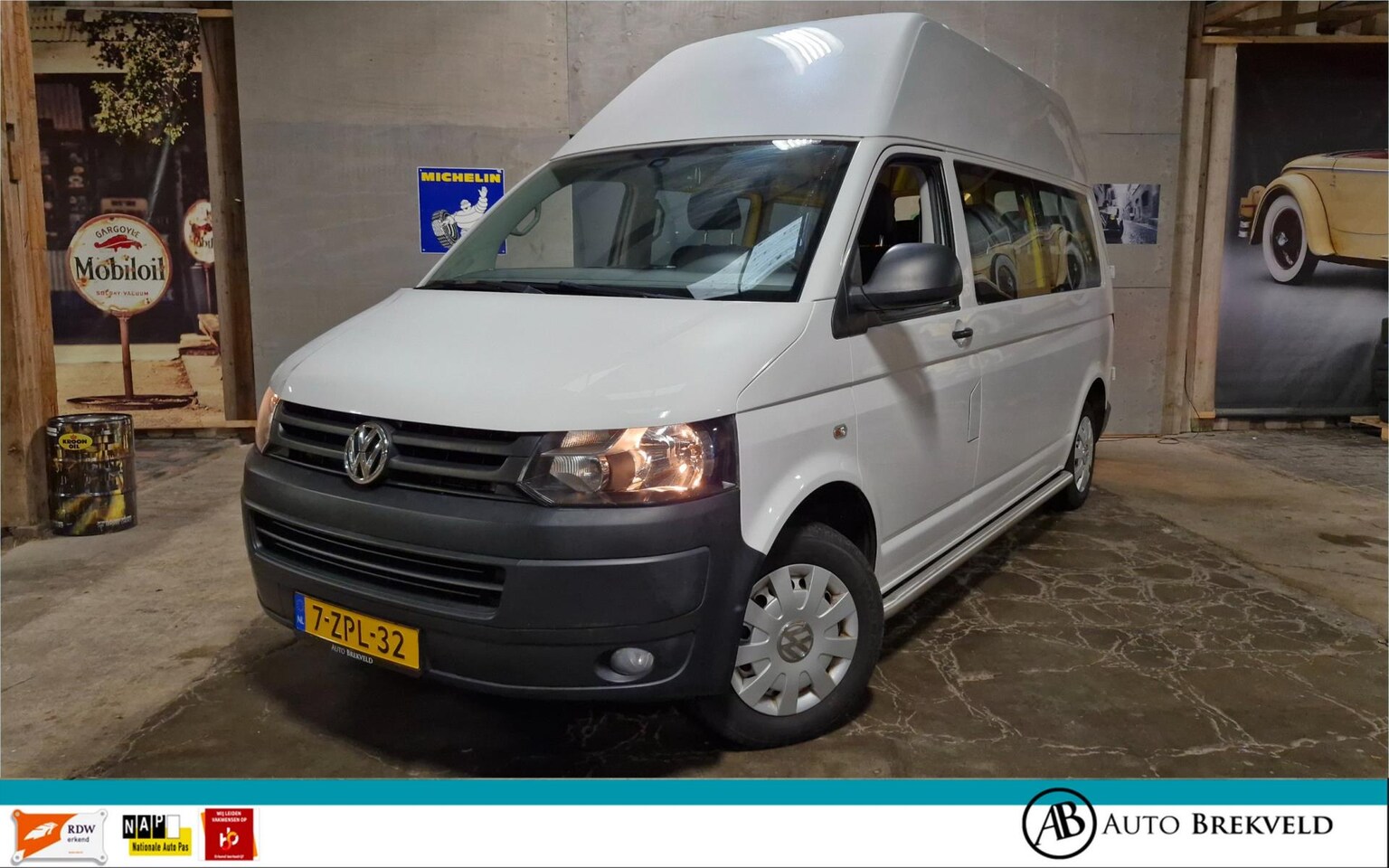 Volkswagen Transporter Kombi - 2.0 TDI L2H3 Trendline 84PK | TAXI | PRIJS INCL. BTW | Airco | Elektrisch pakket | NAP - AutoWereld.nl