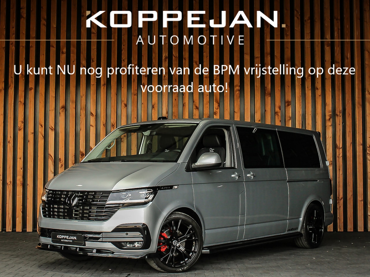 Volkswagen Transporter - 2.0 TDI 150PK DSG Bulli Dubbele Cabine | 2X SCHUIFDEUR MET SLUITHULP | STOELVERWARMING | D - AutoWereld.nl