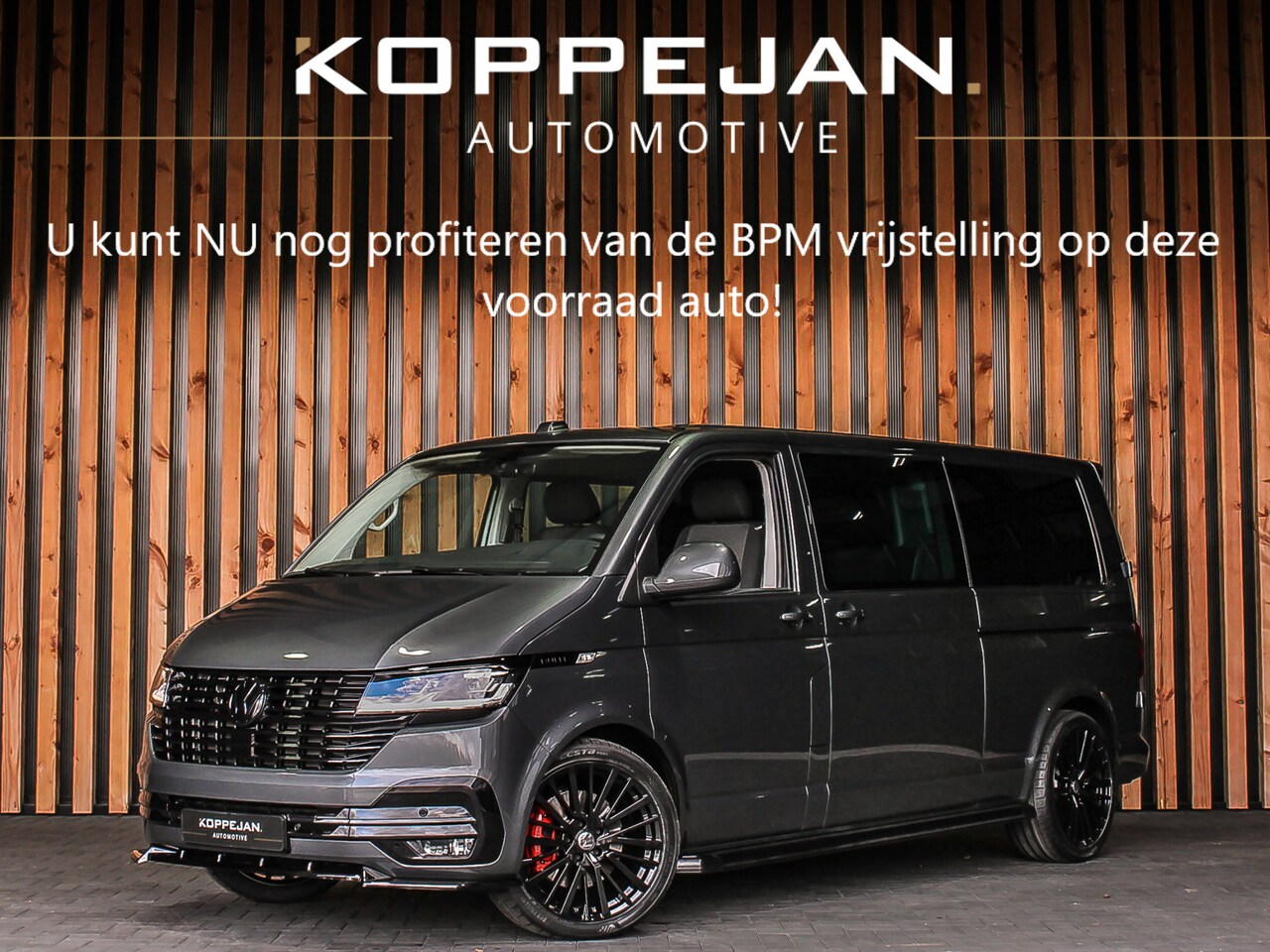 Volkswagen Transporter - 2.0 TDI 204PK DSG Bulli Dubbele Cabine | 2X SCHUIFDEUR MET SLUITHULP | ACC | STOELVERWARMI - AutoWereld.nl