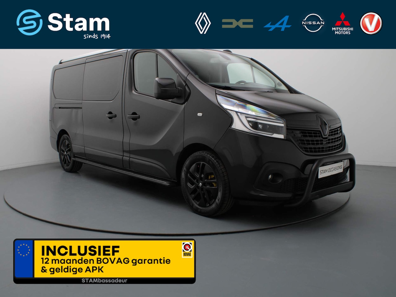 Renault Trafic - dCi 170pk T29 L2H1 Luxe EDC/AUTOMAAT Camera | Climate | Leder | Navi | Trekhaak - AutoWereld.nl