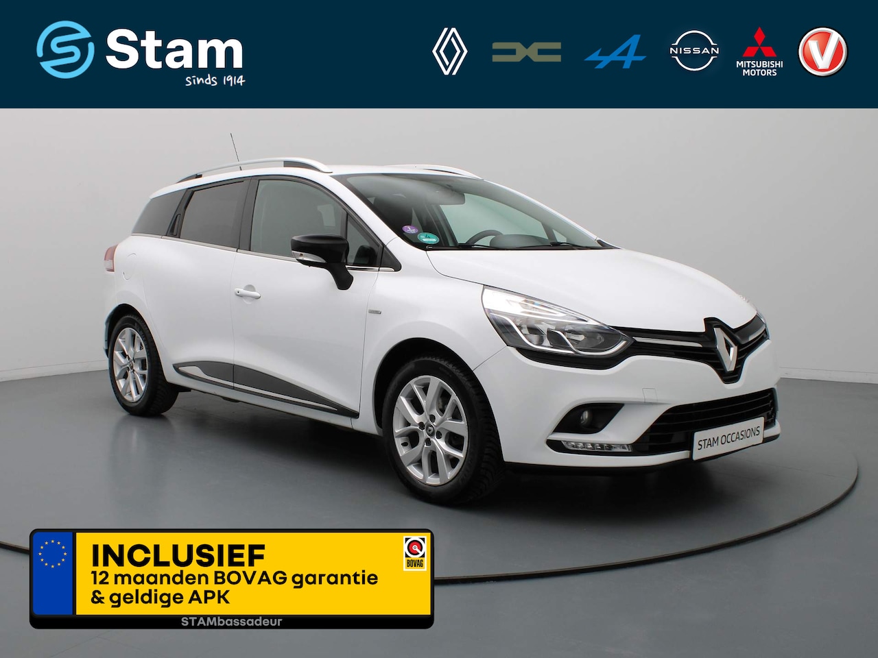 Renault Clio Estate - TCe 90pk Limited Airco | Carplay | Cruise | Navi | Trekhaak - AutoWereld.nl