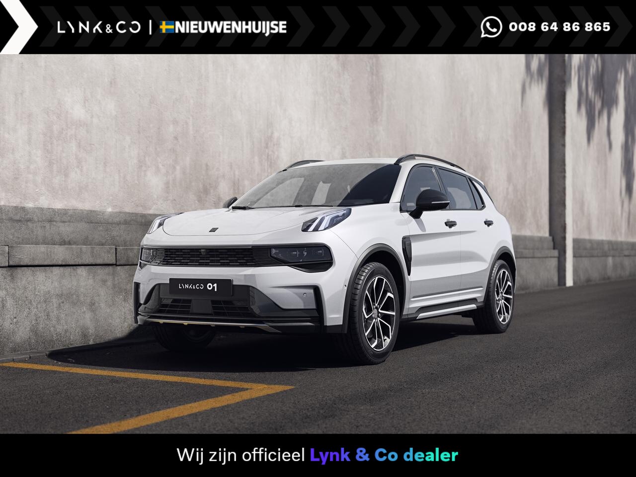 Lynk & Co 01 - 1.5 More UIT VOORRAAD LEVERBAAR | NIEUW MODEL 2025 | Chrystal White - AutoWereld.nl