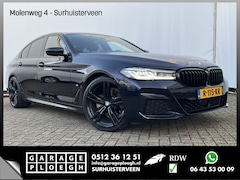 BMW 5-serie - 520i High Executive M-Sport Aut. Adap.Cruise Elek.Klep Stoel/Stuurverw. UITSTRALING