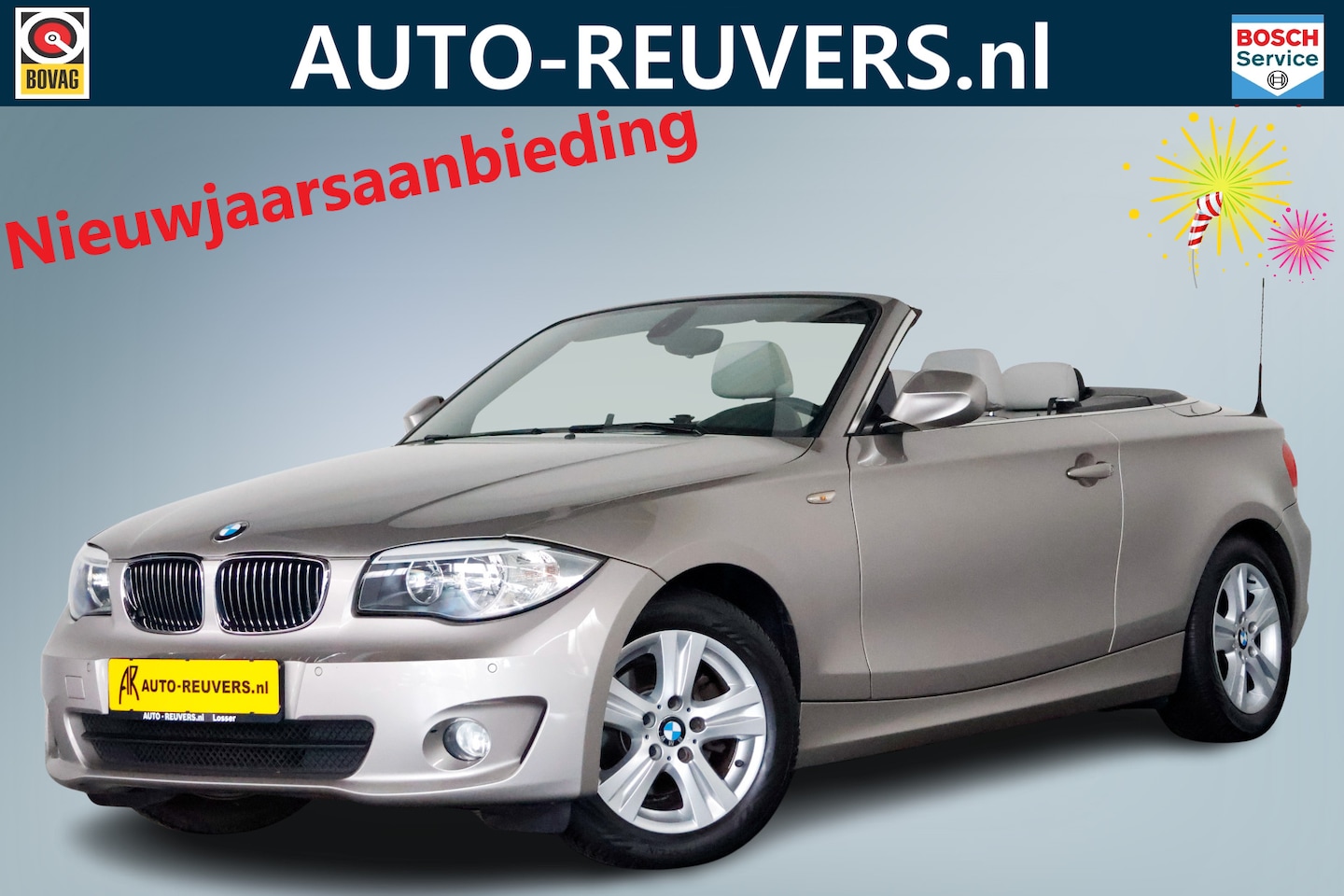 BMW 1-serie Cabrio - 118i High Executive / Leder / Automaat / Allseason - AutoWereld.nl