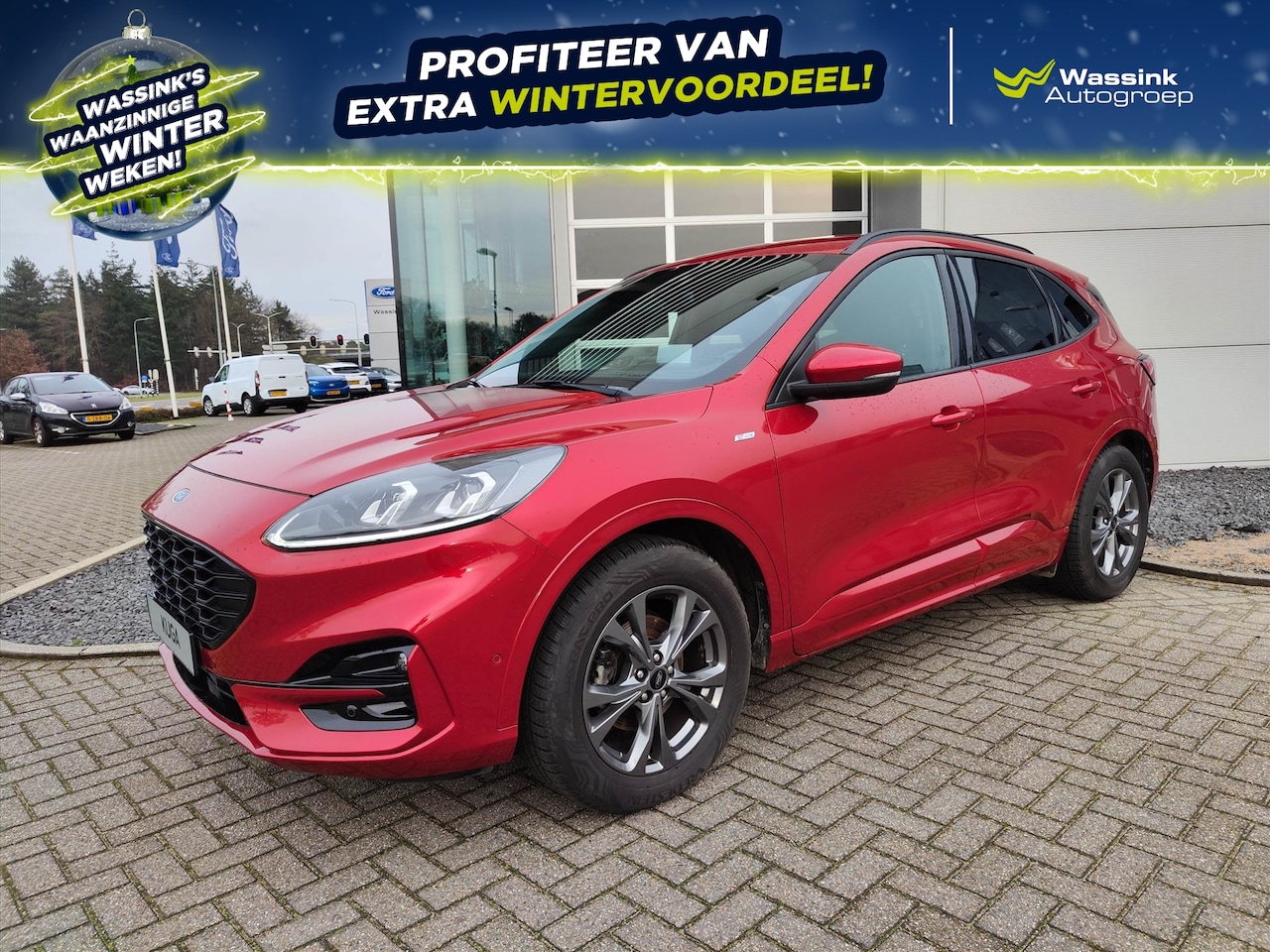 Ford Kuga - 1.5 EcoBoost 150PK 2WD ST-Line X | Trekhaak | Adaptive cruise control | 360 Camera | - AutoWereld.nl