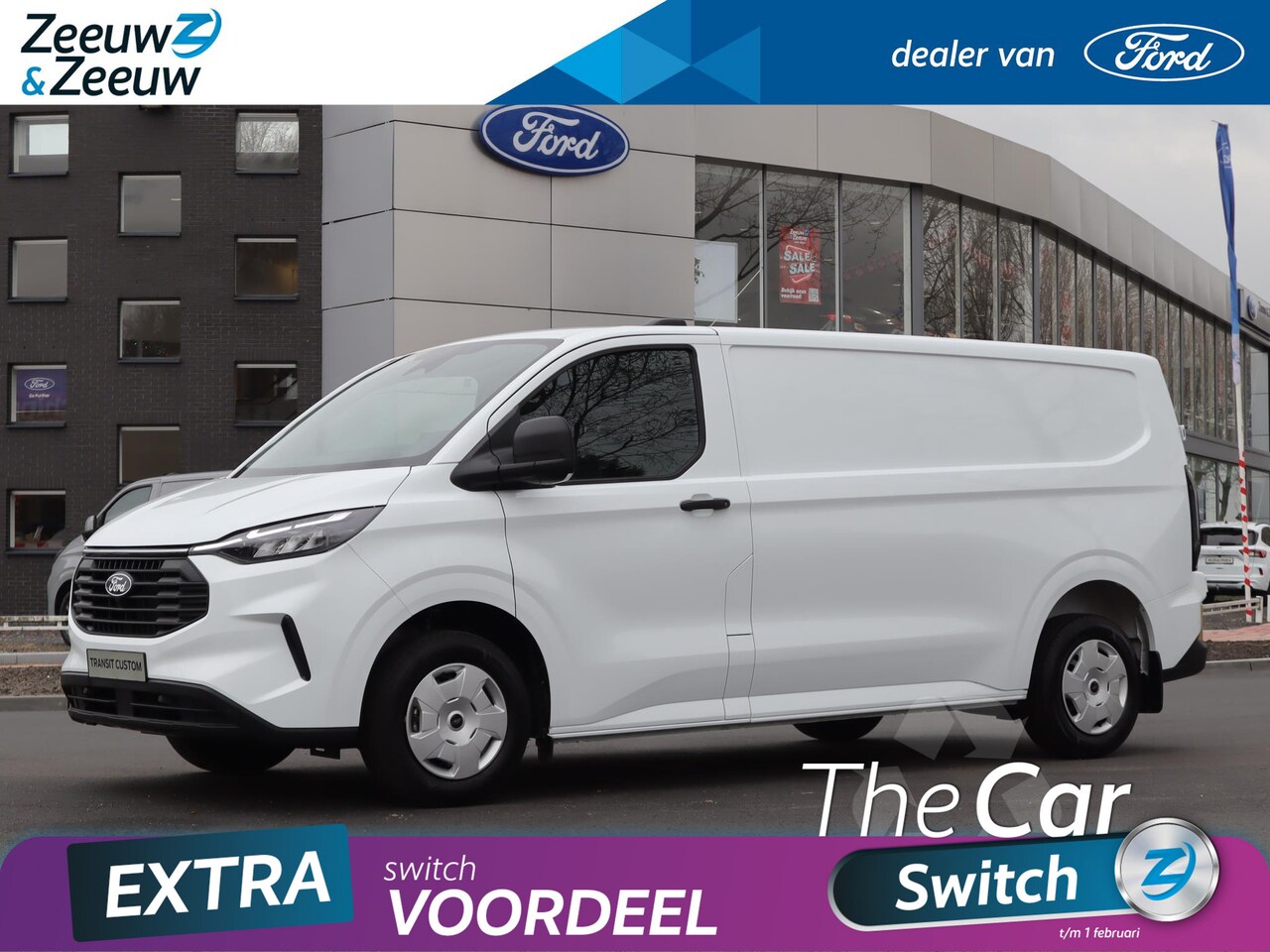 Ford Transit Custom - 320 2.0 TDCI L2H1 Trend 136pk | 2-zits | Achteruitrijcamera | Led koplampen | Navigatie | - AutoWereld.nl