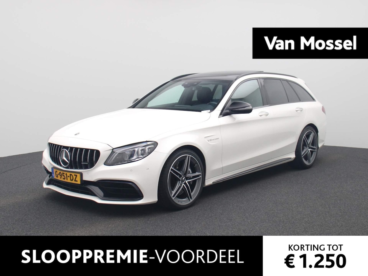 Mercedes-Benz C-klasse Estate - AMG 63 Premium Plus Pack | Lederen Bekleding | Panoramadak | Head-up Display | Burmester A - AutoWereld.nl