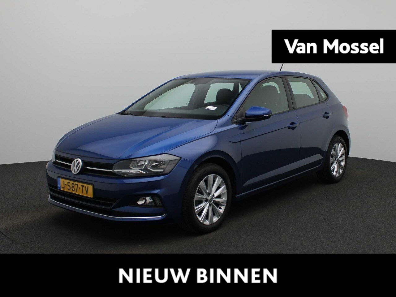 Volkswagen Polo - 1.0 TSI Highline | HALF LEDER | NAVIGATIE | CLIMATE CONTROL | STOELVERWARMING | - AutoWereld.nl