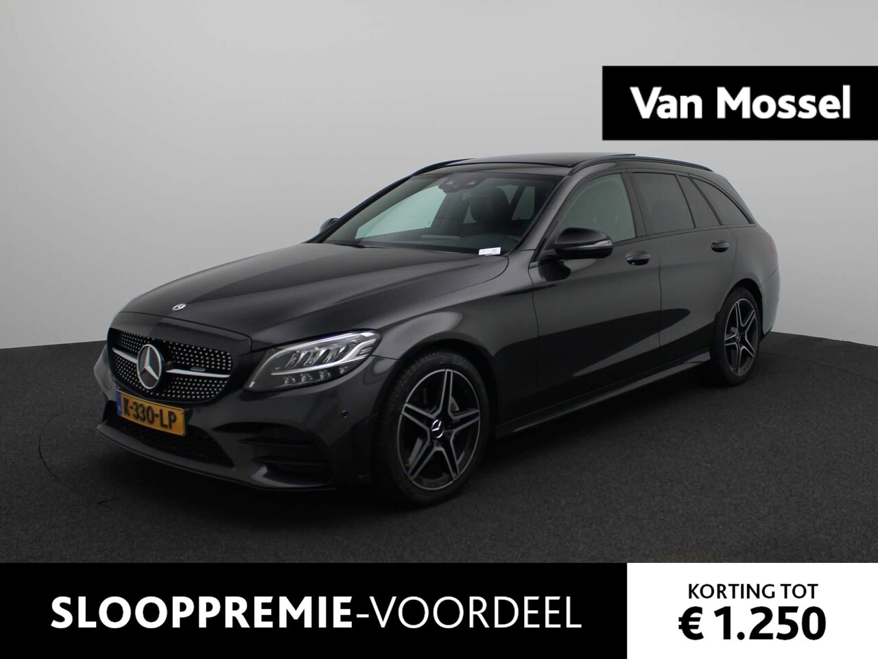 Mercedes-Benz C-klasse Estate - 180 Business Solution AMG | PANORAMADAK | ACHTERUITRIJCAMERA | STOELVERWARMING | NAVIGATIE - AutoWereld.nl