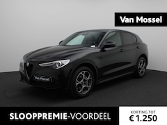 Alfa Romeo Stelvio - 2.0 T AWD Sprint | NAVIGATIE | ACHTERUITRIJCAMERA | HALF-LEDER | PARKEERSENSOREN V+A | ELE