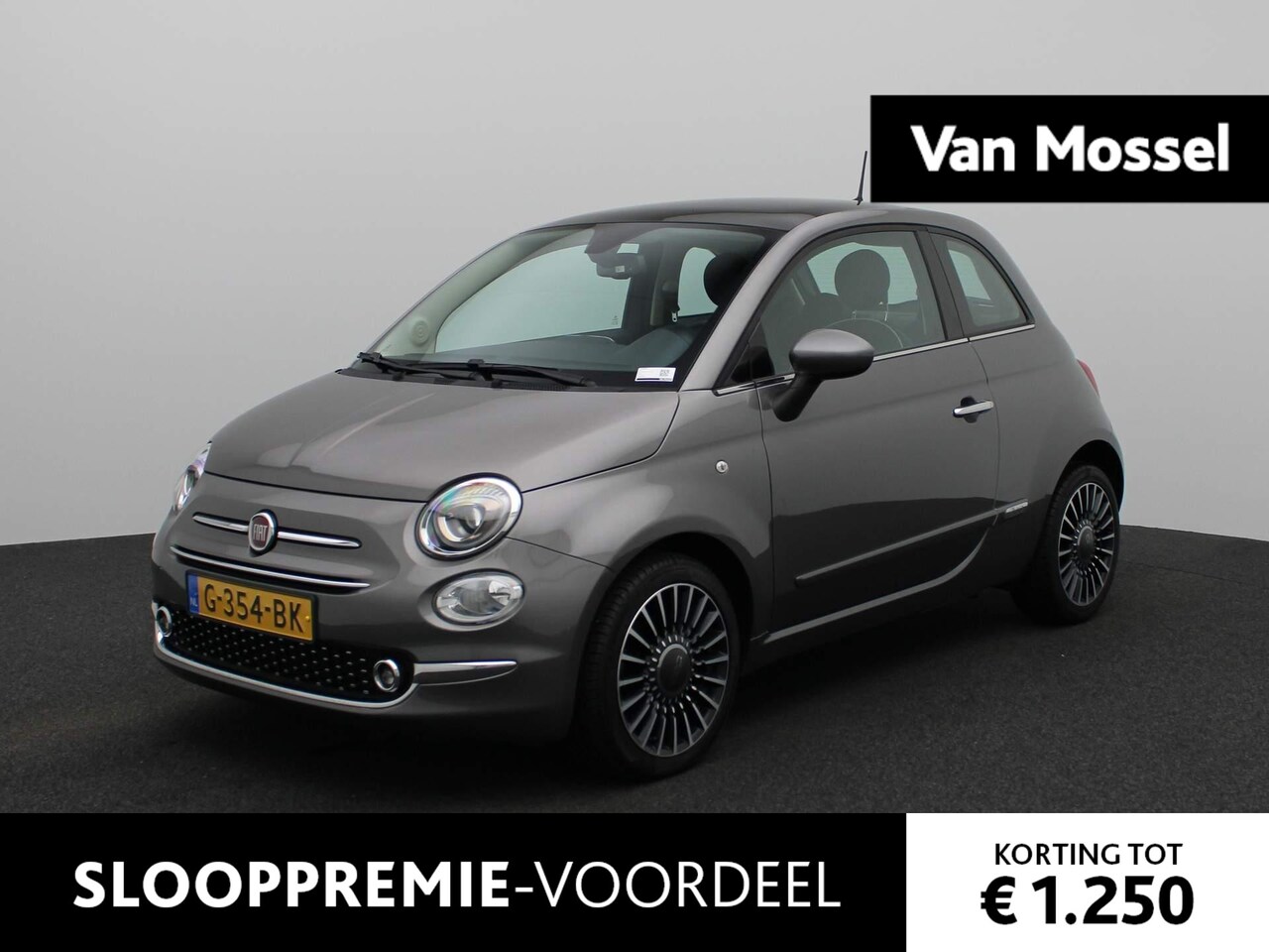 Fiat 500 - 0.9 TwinAir Turbo Lounge | PANORAMADAK | NAVIGATIE | CLIMATE CONTROL | PARKEERSENSOREN | - AutoWereld.nl