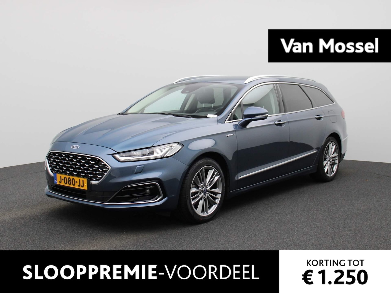 Ford Mondeo Wagon - 2.0 IVCT HEV Vignale | Lederen Bekleding | Navigatie | Camera | Climate Control | Parkeers - AutoWereld.nl