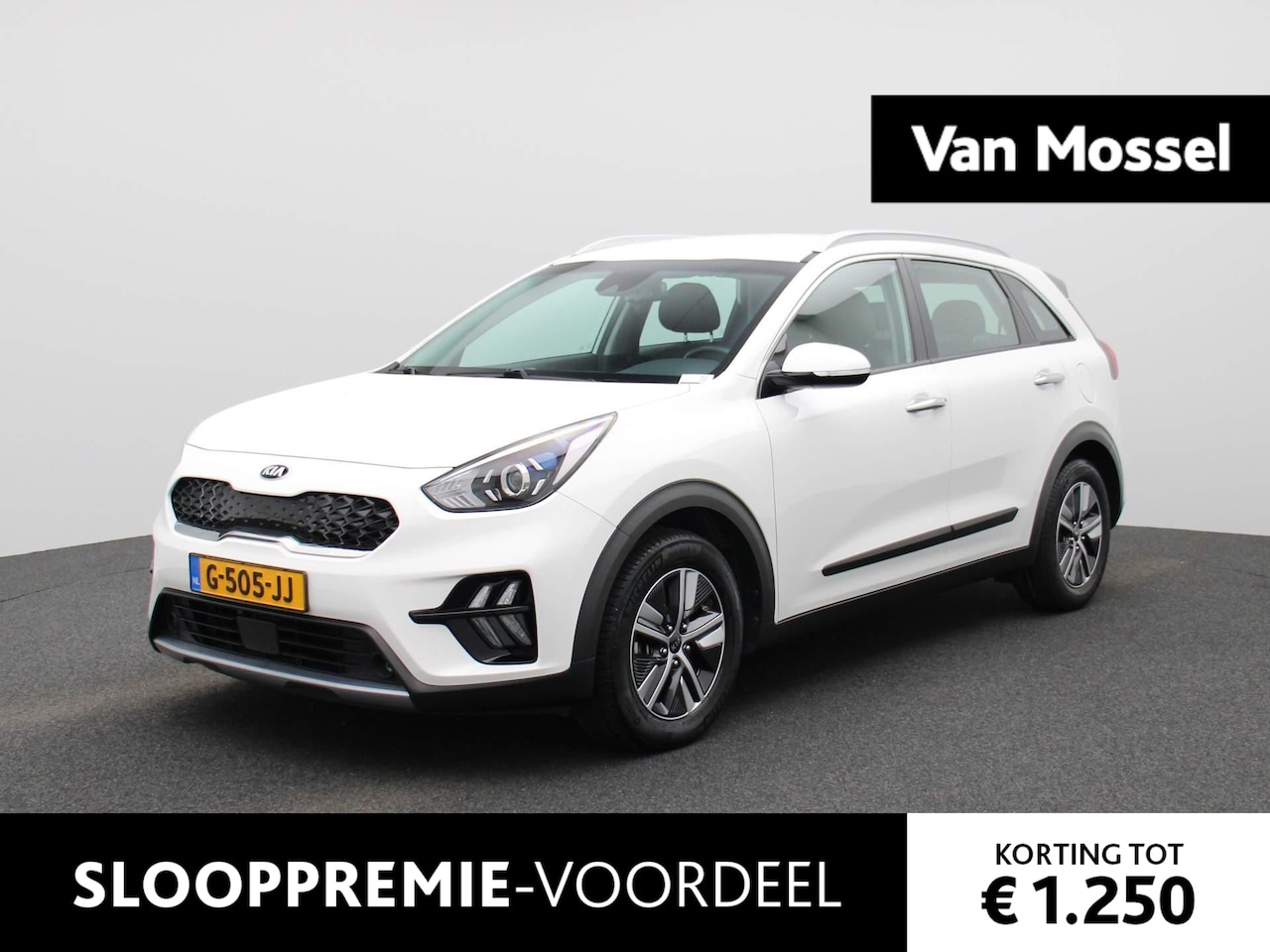 Kia Niro - 1.6 GDi Hybrid DynamicLine | FACELIFT | NAVIGATIE | ACHTERUITRIJCAMERA | HALF-LEDER | CLIM - AutoWereld.nl