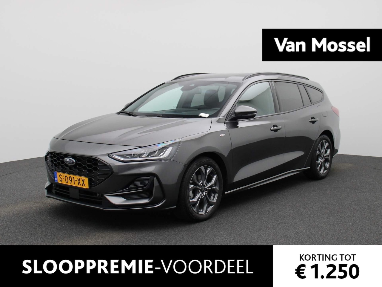 Ford Focus Wagon - 1.0 EcoBoost Hybrid ST Line | NAVIGATIE | PARKEERSENSOREN | STOELVERWARMING | STUURVERWARM - AutoWereld.nl