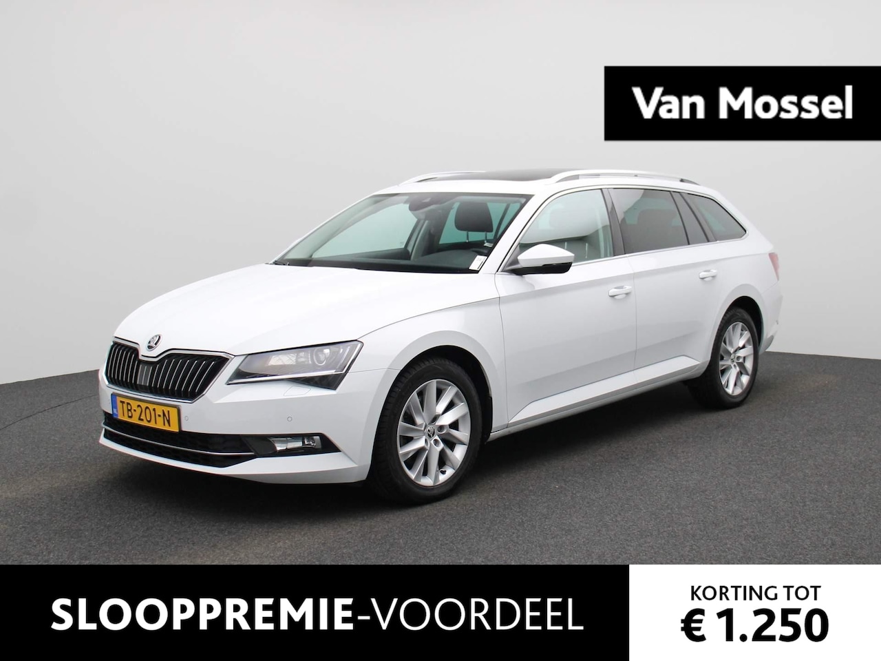 Skoda Superb Combi - 1.4 TSI ACT Ambition Business | Panorama dak | Parkeersensoren | Stoelverwarming | Automaa - AutoWereld.nl