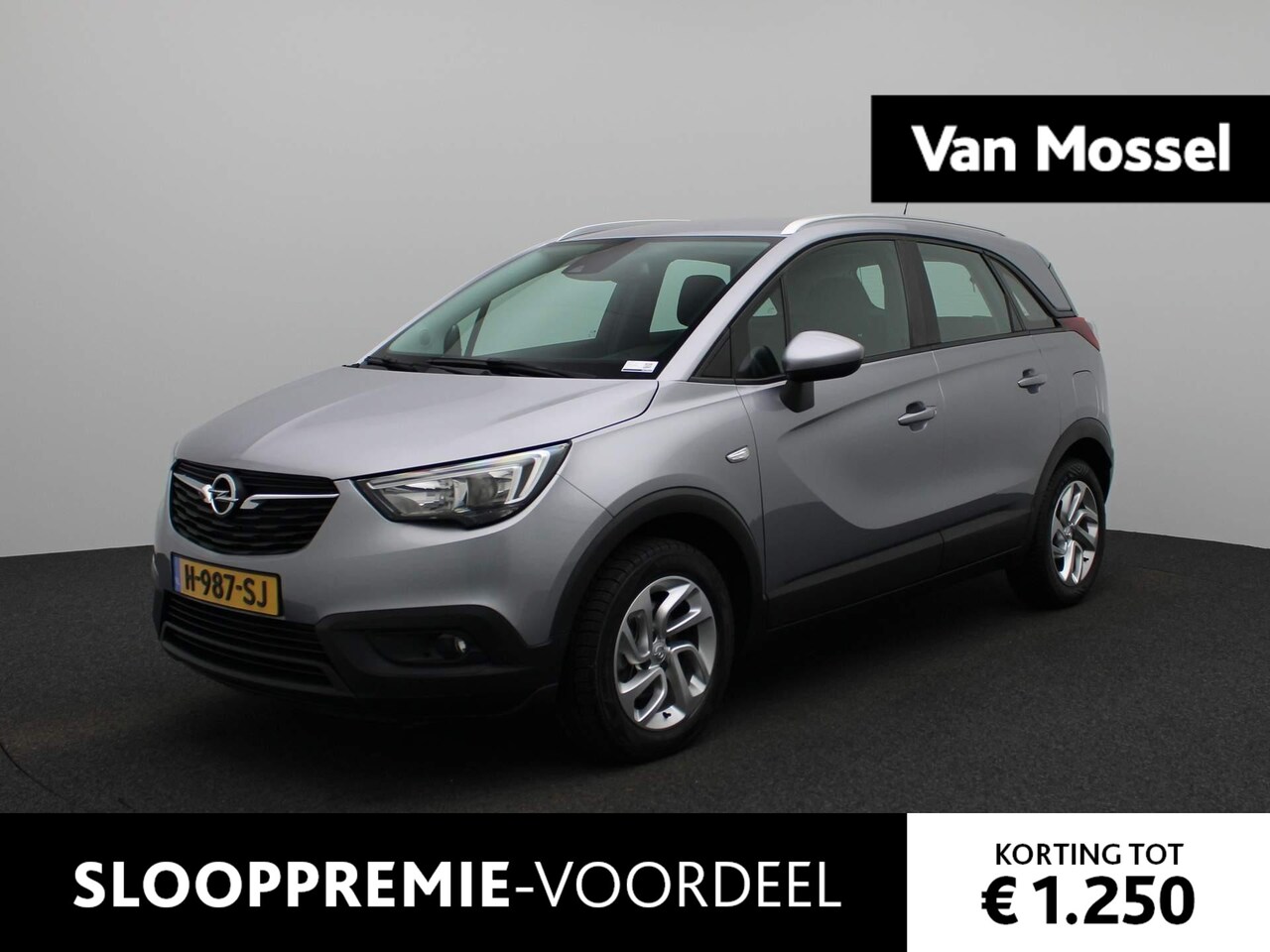 Opel Crossland X - 1.2 Turbo Edition | Navigatie | Airco | Parkeer sensoren | LMV | DAB | Apple carplay - AutoWereld.nl