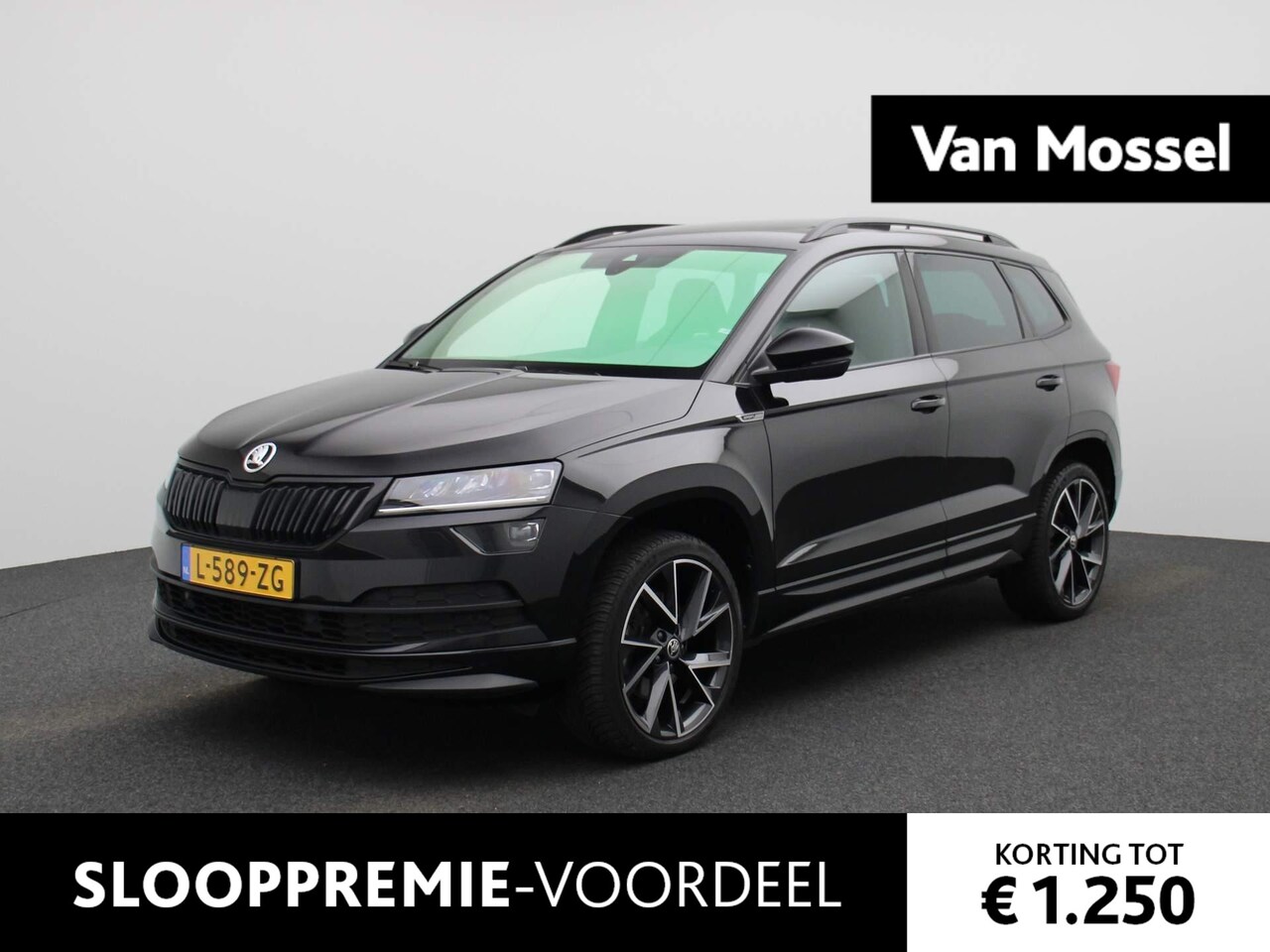 Skoda Karoq - 1.5 TSI ACT Sportline Business | PANORAMADAK | CANTON AUDIO | KEYLESS |  ACHTERUITRIJCAMER - AutoWereld.nl