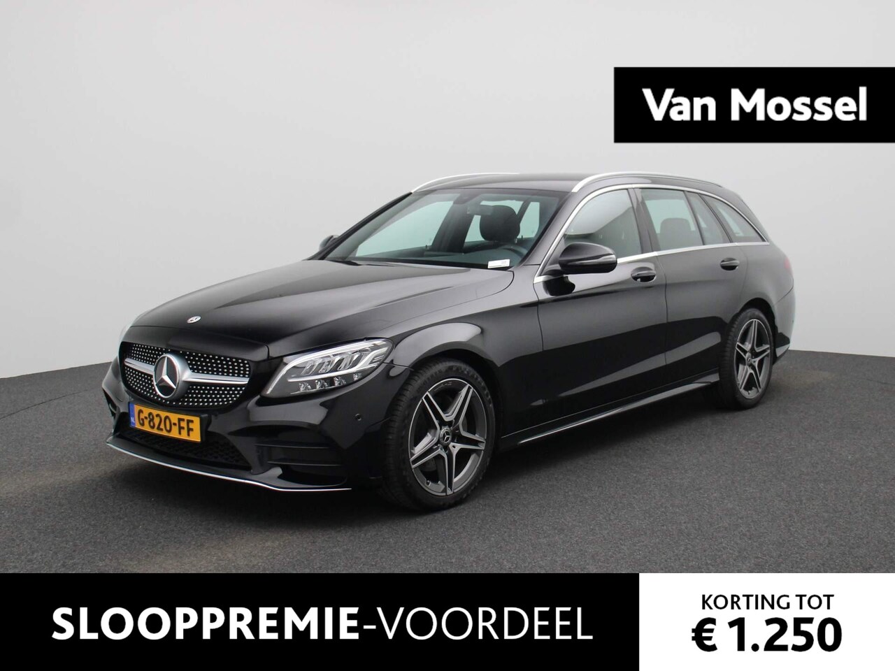 Mercedes-Benz C-klasse Estate - 160 Business Solution AMG | Half-Leder | Navi | ECC | PDC | LMV | LED | - AutoWereld.nl