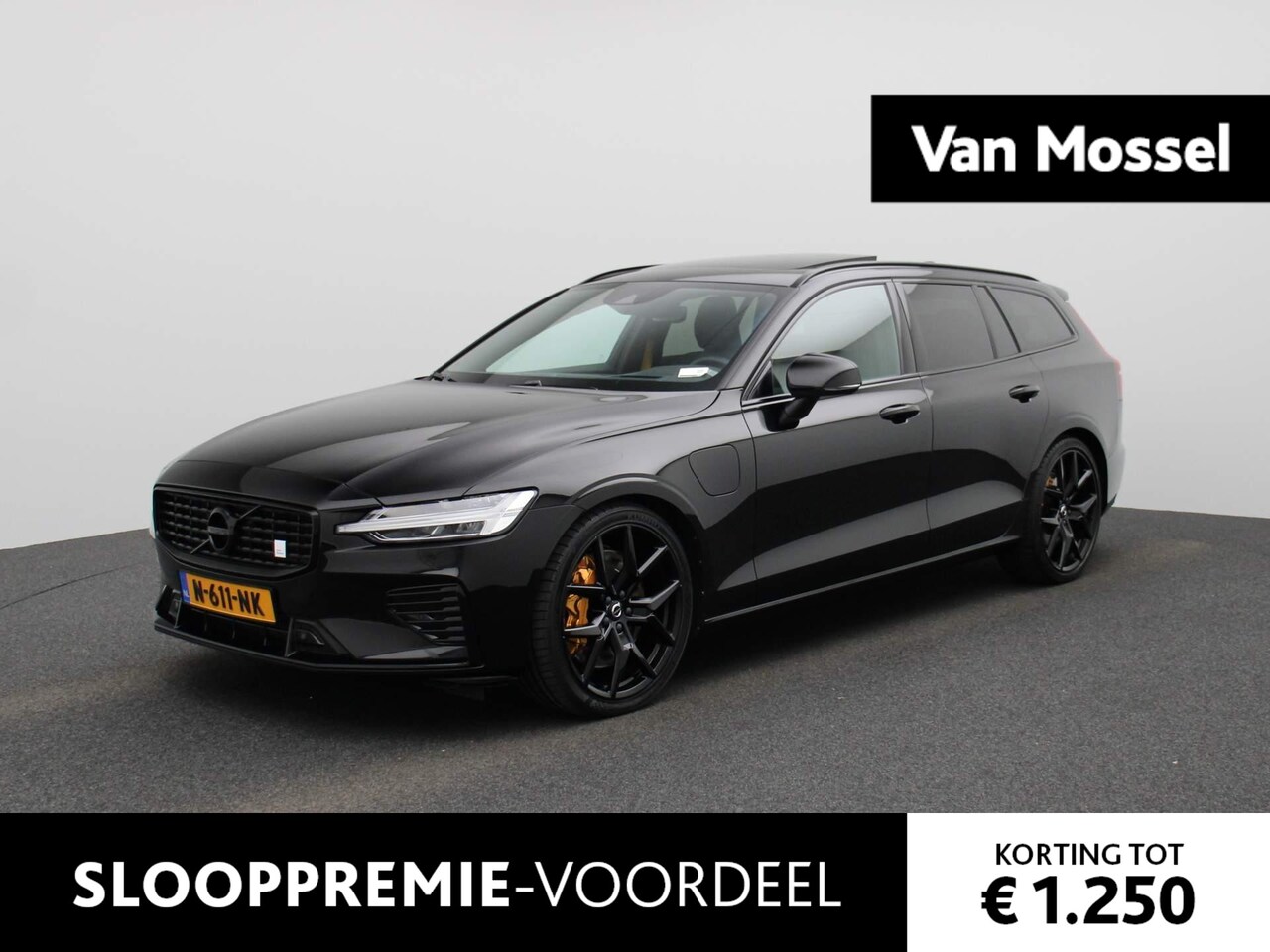 Volvo V60 - 2.0 T8 AWD Polestar Engineered | 405 PK | Leder | Black Optic | Panoramadak | 20 inch | Ha - AutoWereld.nl