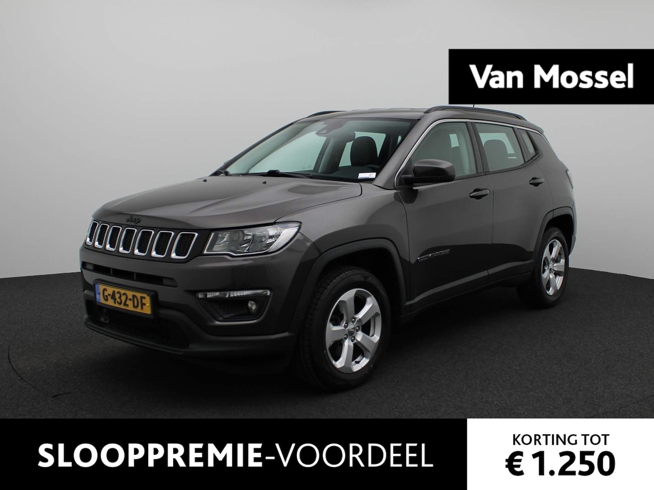 Jeep Compass - 1.4 MultiAir Longitude | ACHTERUITRIJCAMERA | HALF LEDER | NAVIGATIE | LED DAGRIJVERLICHTI - AutoWereld.nl