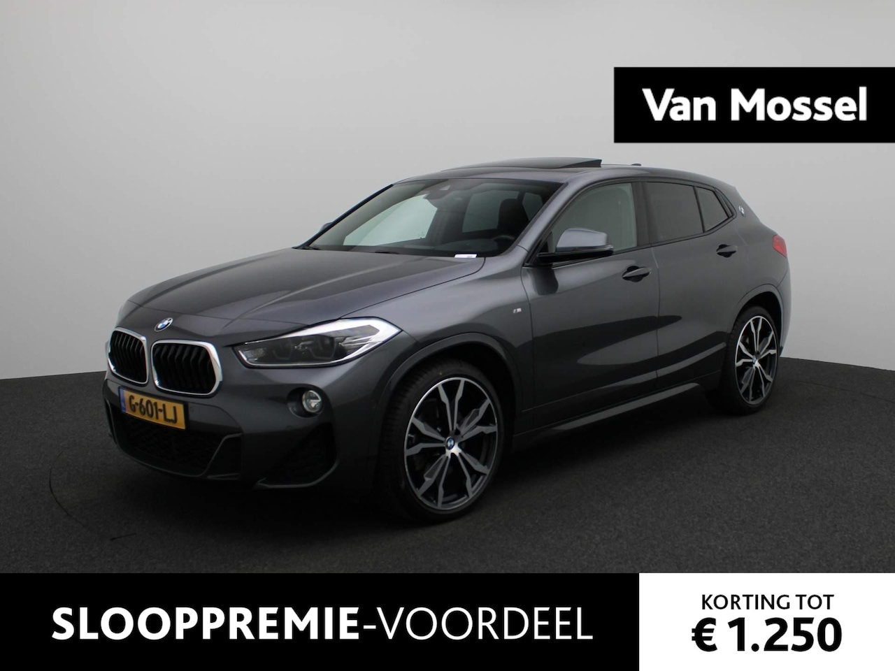 BMW X2 - sDrive20i High Executive Edition Aut. | M-Pakket | Panoramadak | Leder | Navigatie | ECC | - AutoWereld.nl