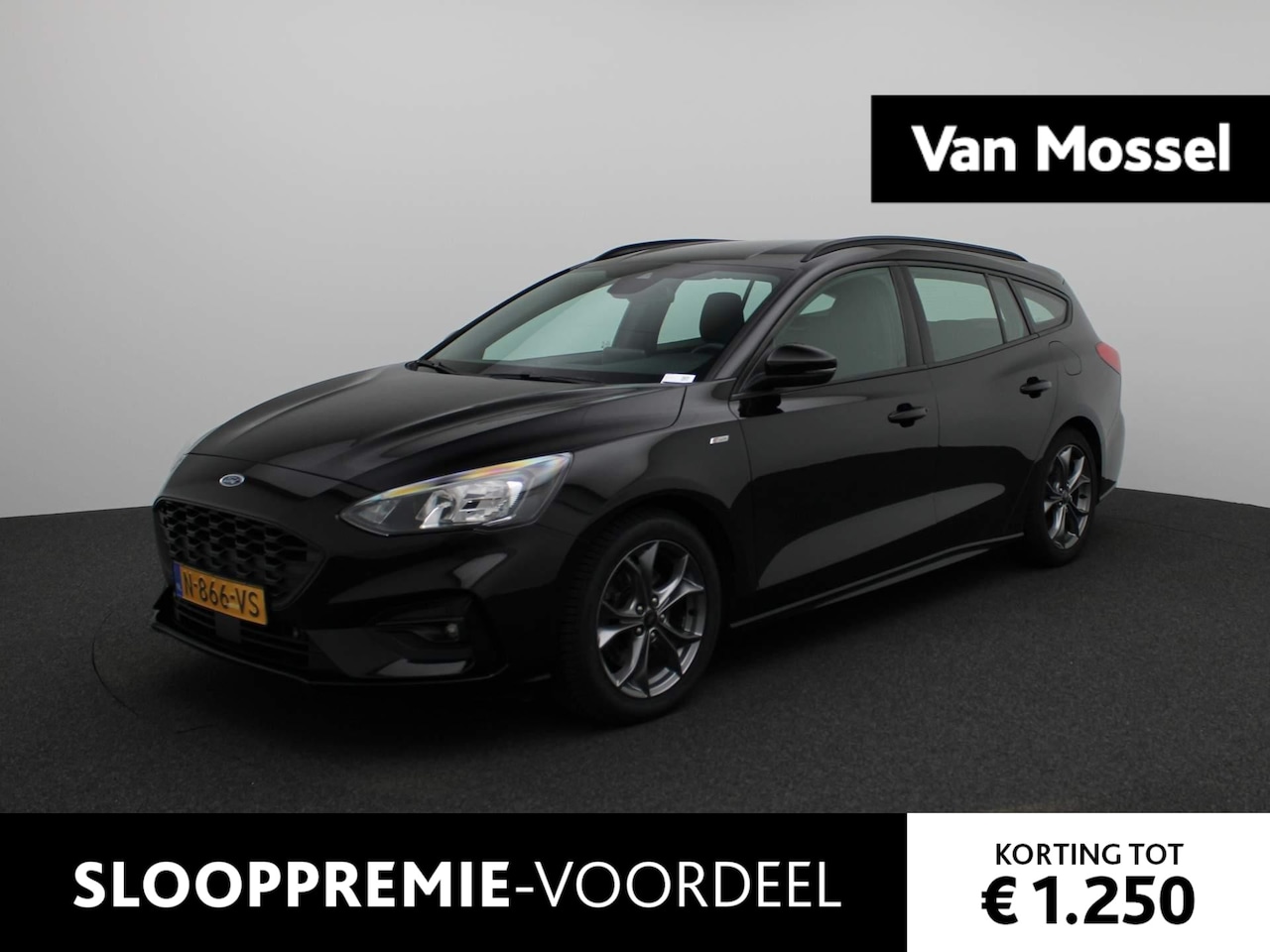 Ford Focus Wagon - 1.0 EcoBoost Hybrid ST Line Business | Navigatie | Climate Control | Camera | Parkeersenso - AutoWereld.nl