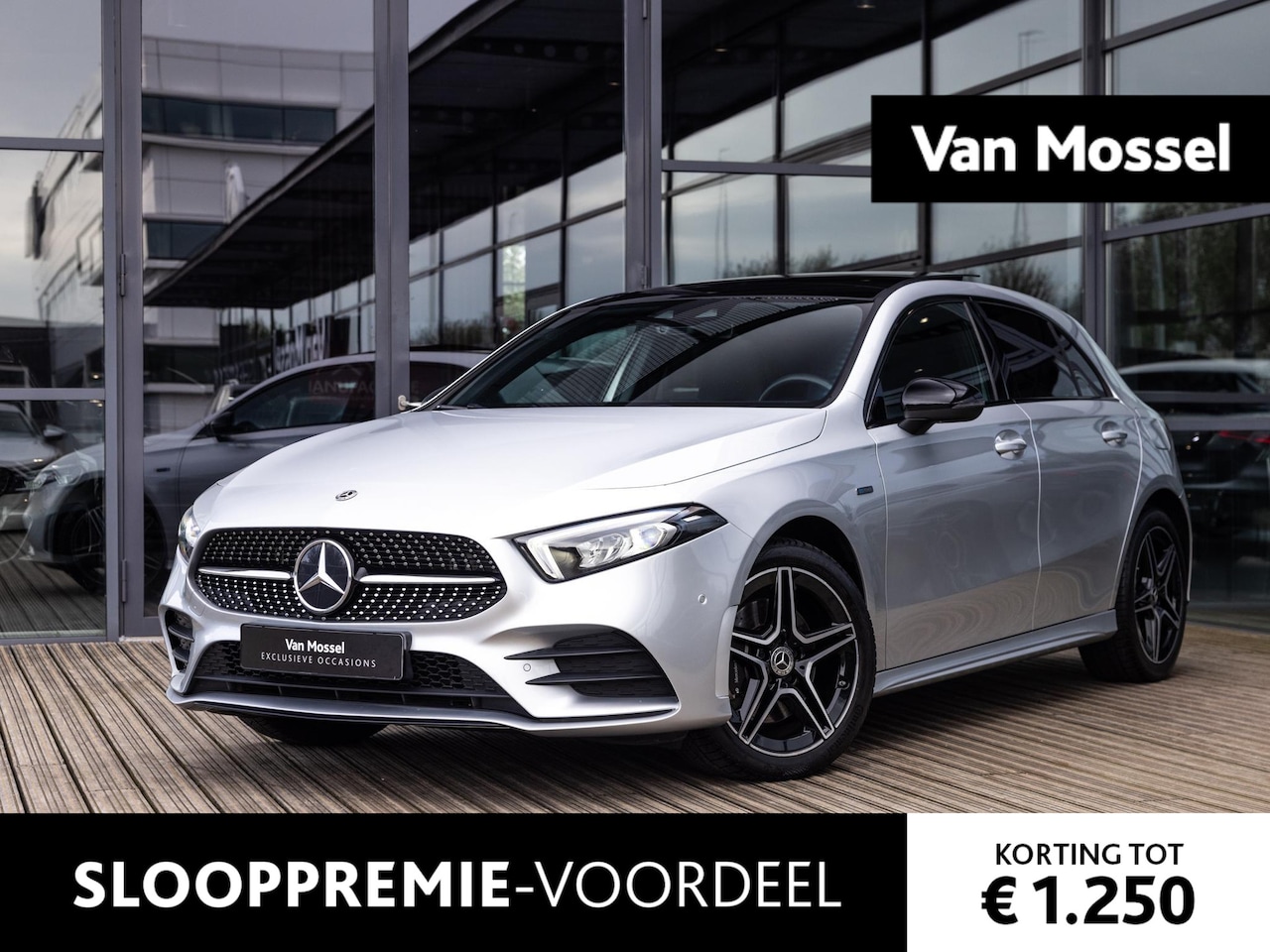 Mercedes-Benz A-klasse - 250 e Business Solution AMG Limited | PANORAMA/SCHUIF-KANTELDAK | SFEERVERLICHTING | NL AU - AutoWereld.nl