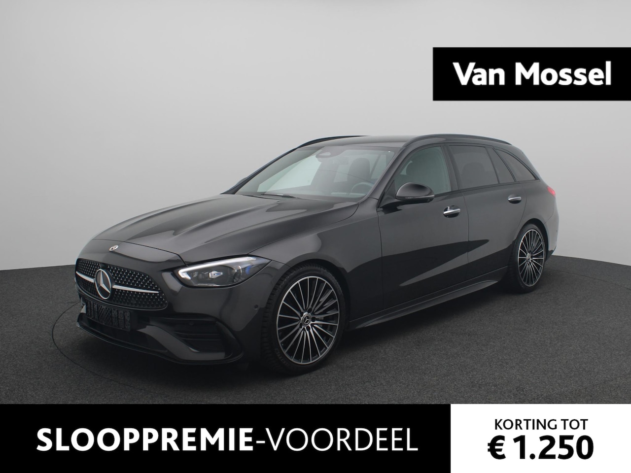 Mercedes-Benz C-klasse Estate - 200 AMG Line | Half Leder | Stoelverwarming | Camera | Memory Seats | Sfeerverlichting | B - AutoWereld.nl