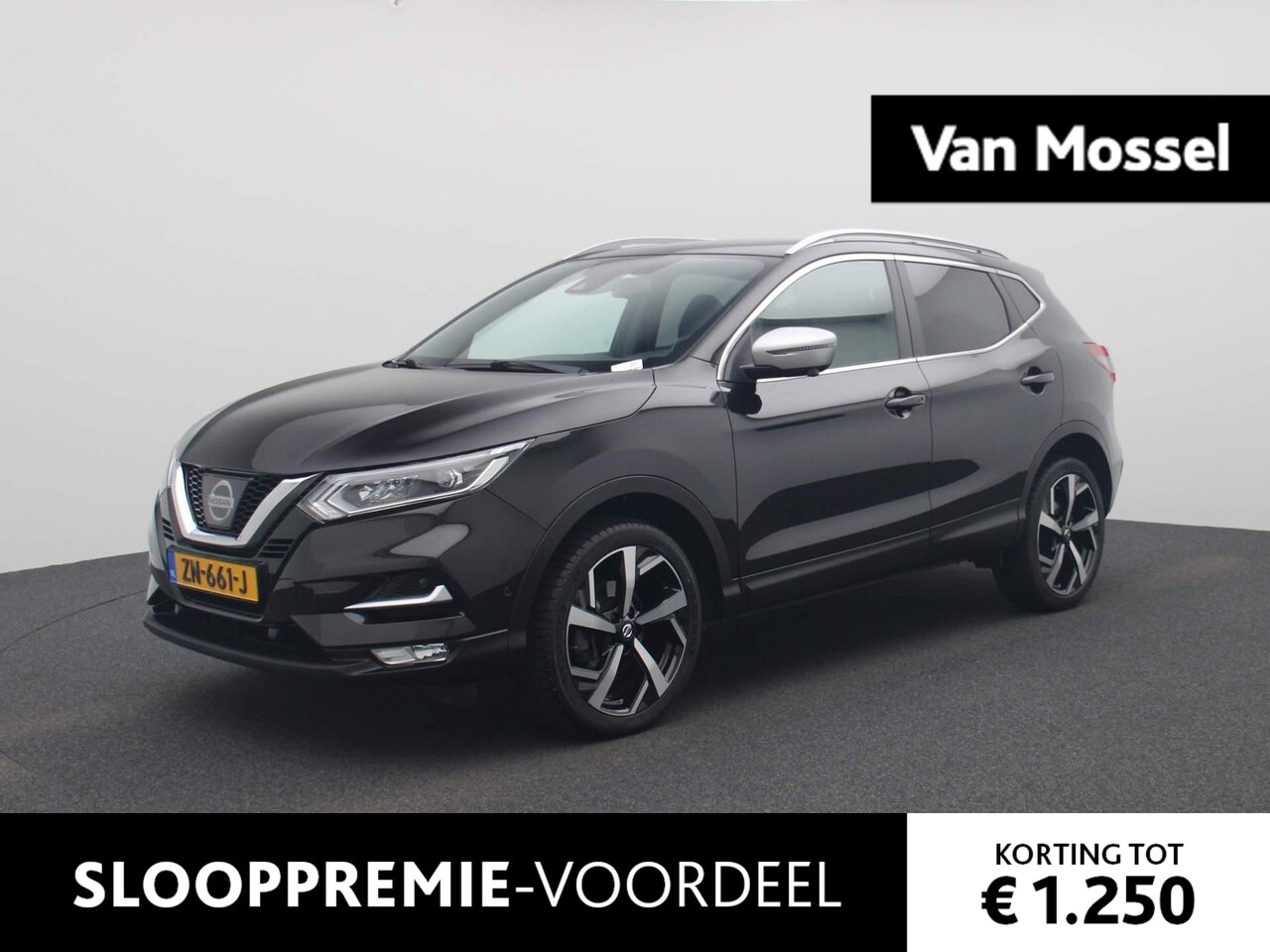 Nissan Qashqai - 1.2 Tekna + | Clima| Navigatie | Lederen Bekleding | Lichtmetalen Velgen | Panoramadak | P - AutoWereld.nl