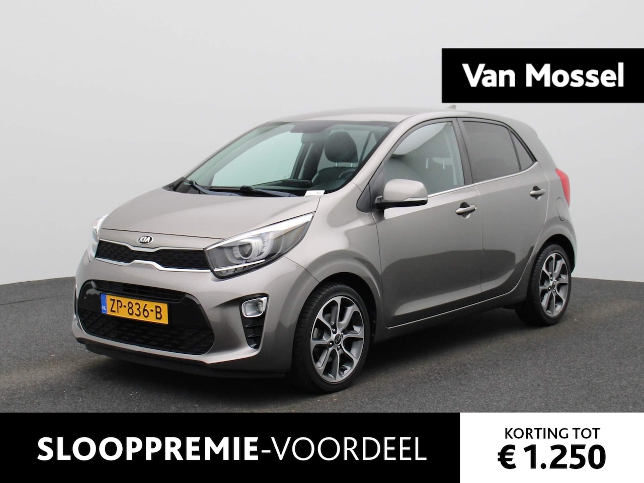 Kia Picanto - 1.0 CVVT Design Edition | Climate control | Navigatie | Leder | LMV | Camera | lage km sta - AutoWereld.nl