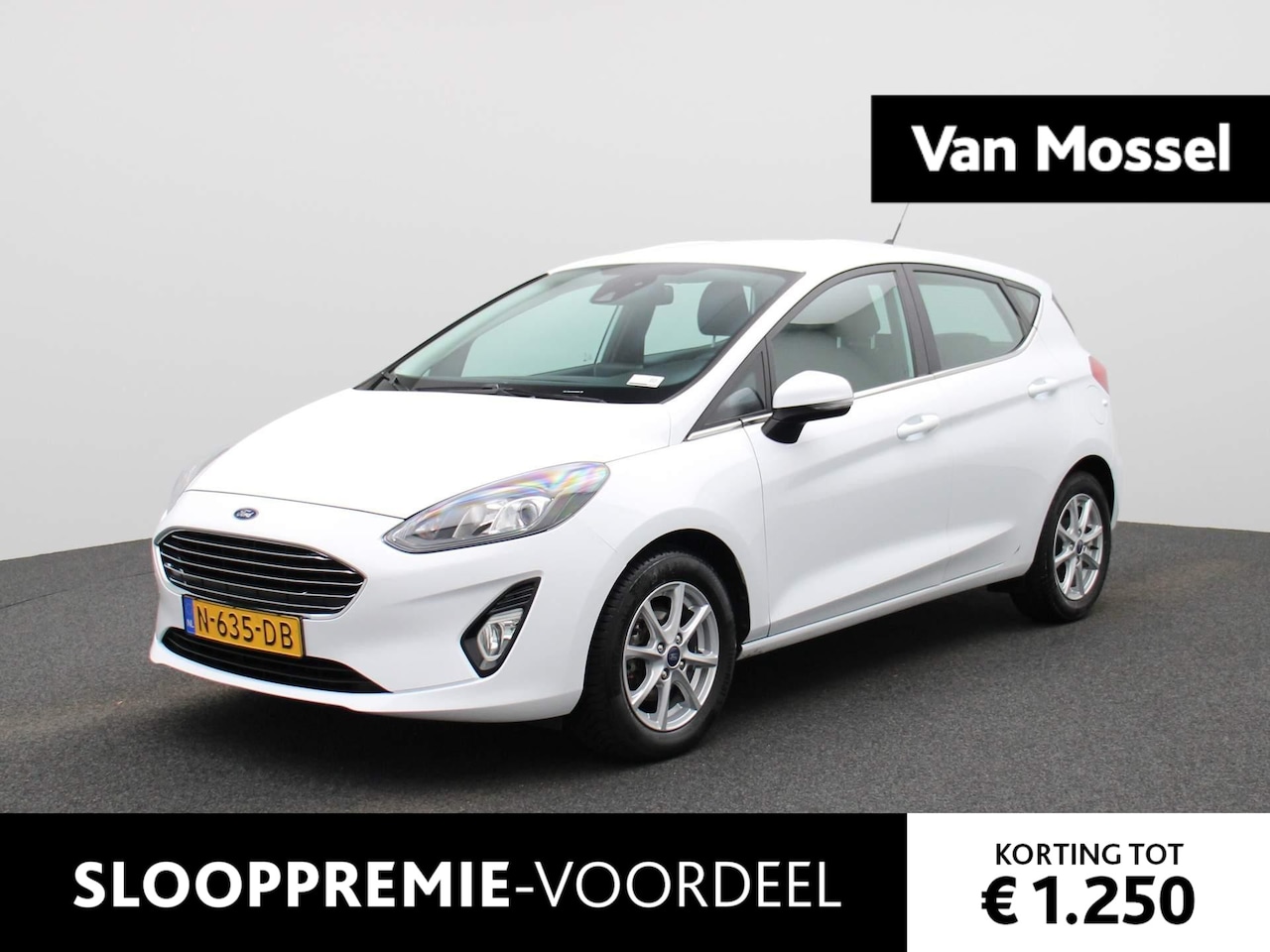 Ford Fiesta - 1.0 EcoBoost Hybrid Titanium | AIRCO | NAVIGATIE | CRUISE CONTROL | LED VERLICHTING | PARK - AutoWereld.nl