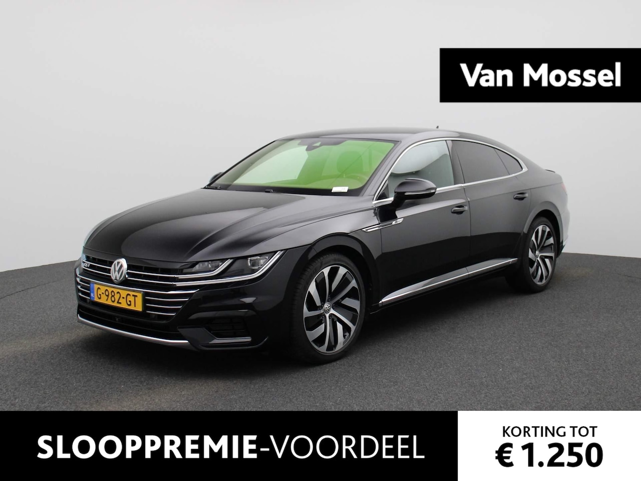 Volkswagen Arteon - 2.0 TSI Business R Exclusive | Automaat | Half-Leder | Navigatie | Stoel verwarming | Appl - AutoWereld.nl