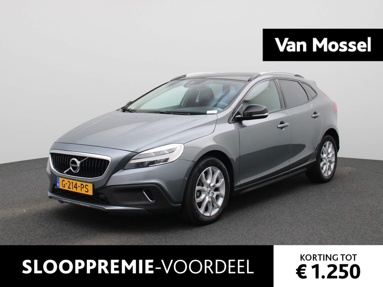 Volvo V40 Cross Country - 1.5 T3 Polar+ Luxury | Harmon-Kardon | Stoelverwarming | Panoramadak | Achteruitrijcamera - AutoWereld.nl