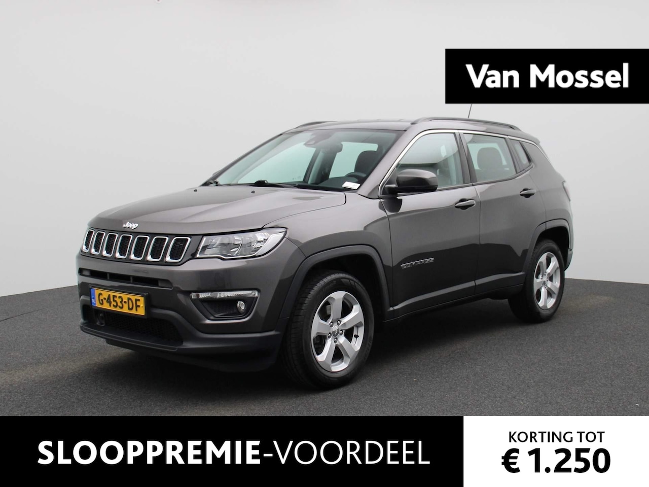 Jeep Compass - 1.4 MultiAir Longitude | Half-Leder | DAB | Camera | Cruise Control | Navigatie | Mistlamp - AutoWereld.nl