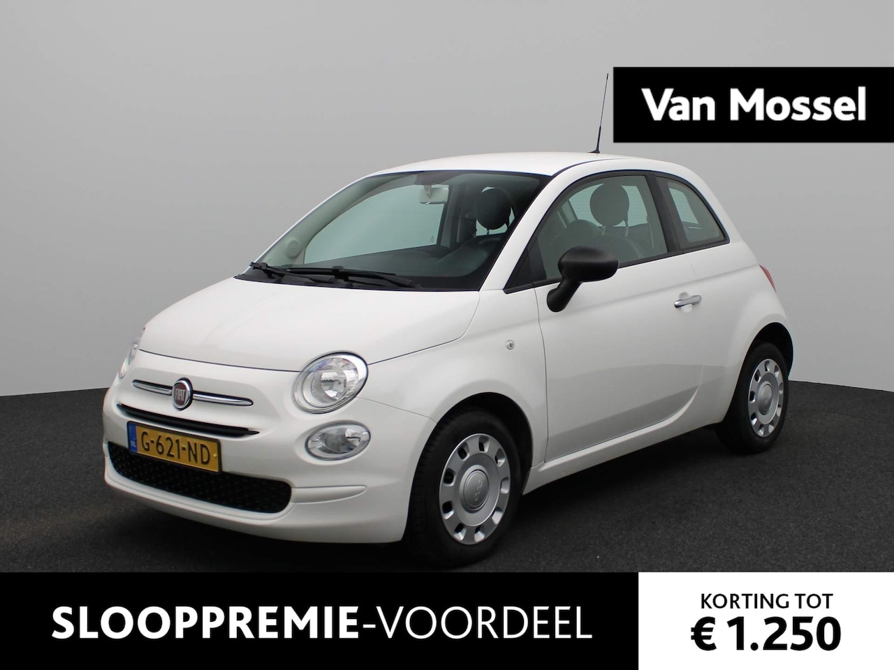 Fiat 500 - 0.9 TwinAir Turbo Young | CRUISE CONTROL | BLUETOOTH | AIRCO | MULTIFUNCTIONEEL STUURWIEL - AutoWereld.nl