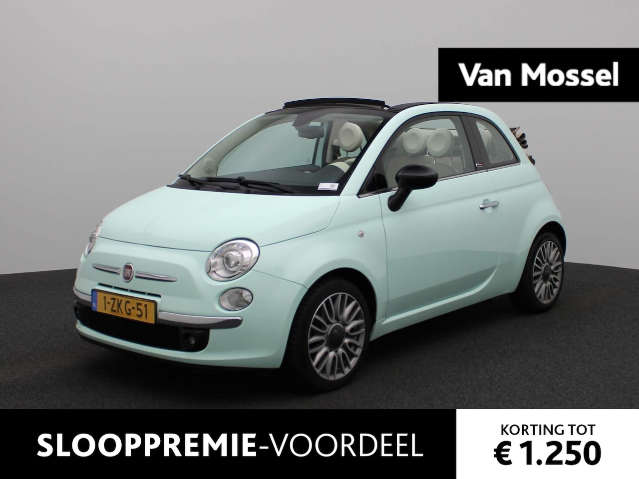 Fiat 500 C - 0.9 TwinAir Turbo Cult | Clima | Lederen Bekleding | Lichtmetalen Velgen | - AutoWereld.nl