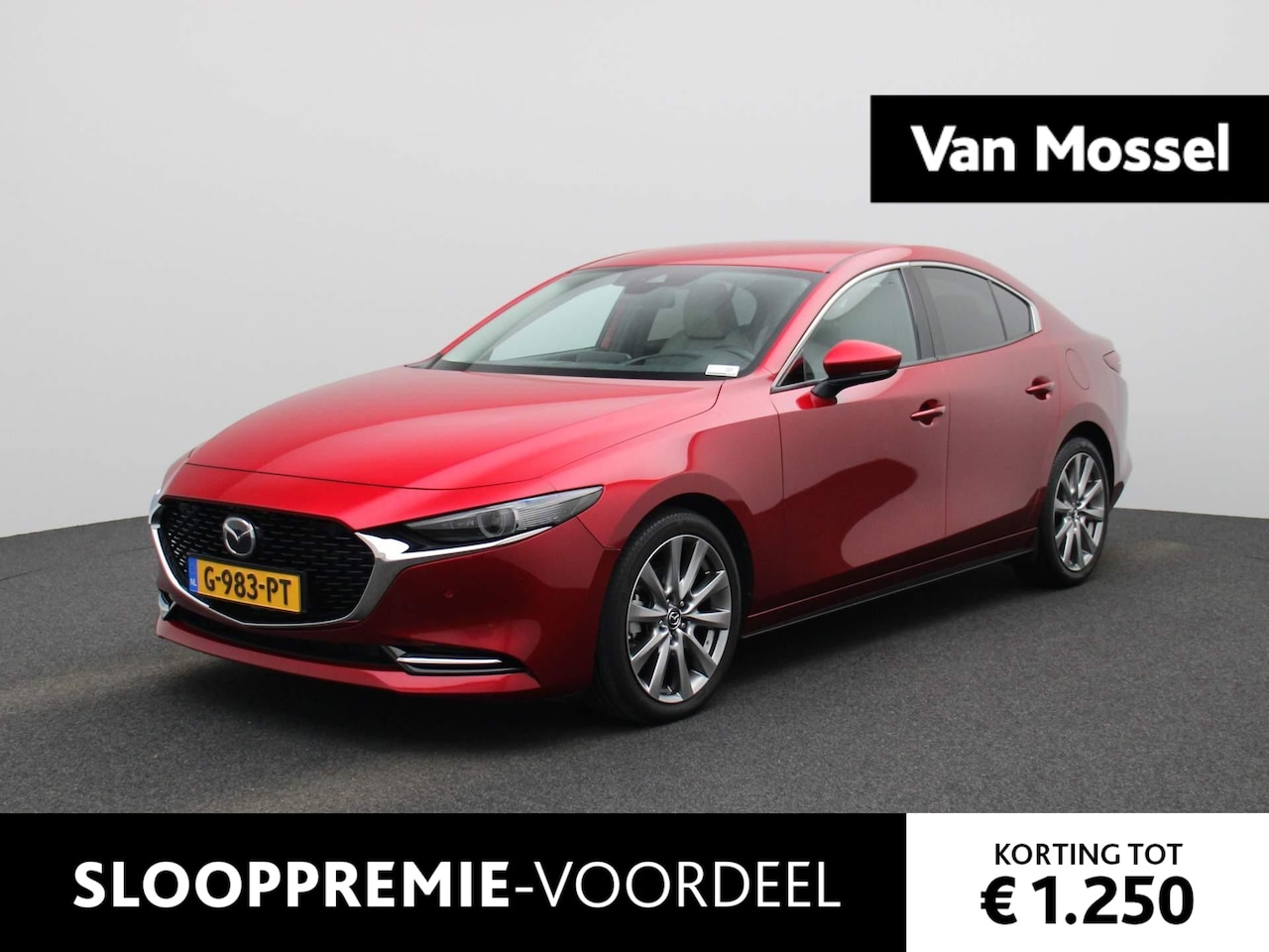 Mazda 3 - 2.0 e-SkyActiv-X M Hybrid 180 Luxury | Navigatie | Camera | Parkeersensoren | Leder | Stoe - AutoWereld.nl