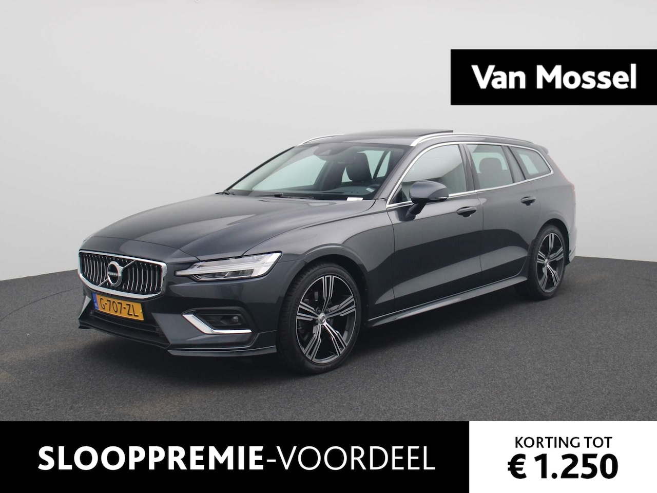 Volvo V60 - 2.0 T4 Inscription Aut. | Panoramadak | Harman Kardon | Head-up | Leder | Navigatie | Stoe - AutoWereld.nl