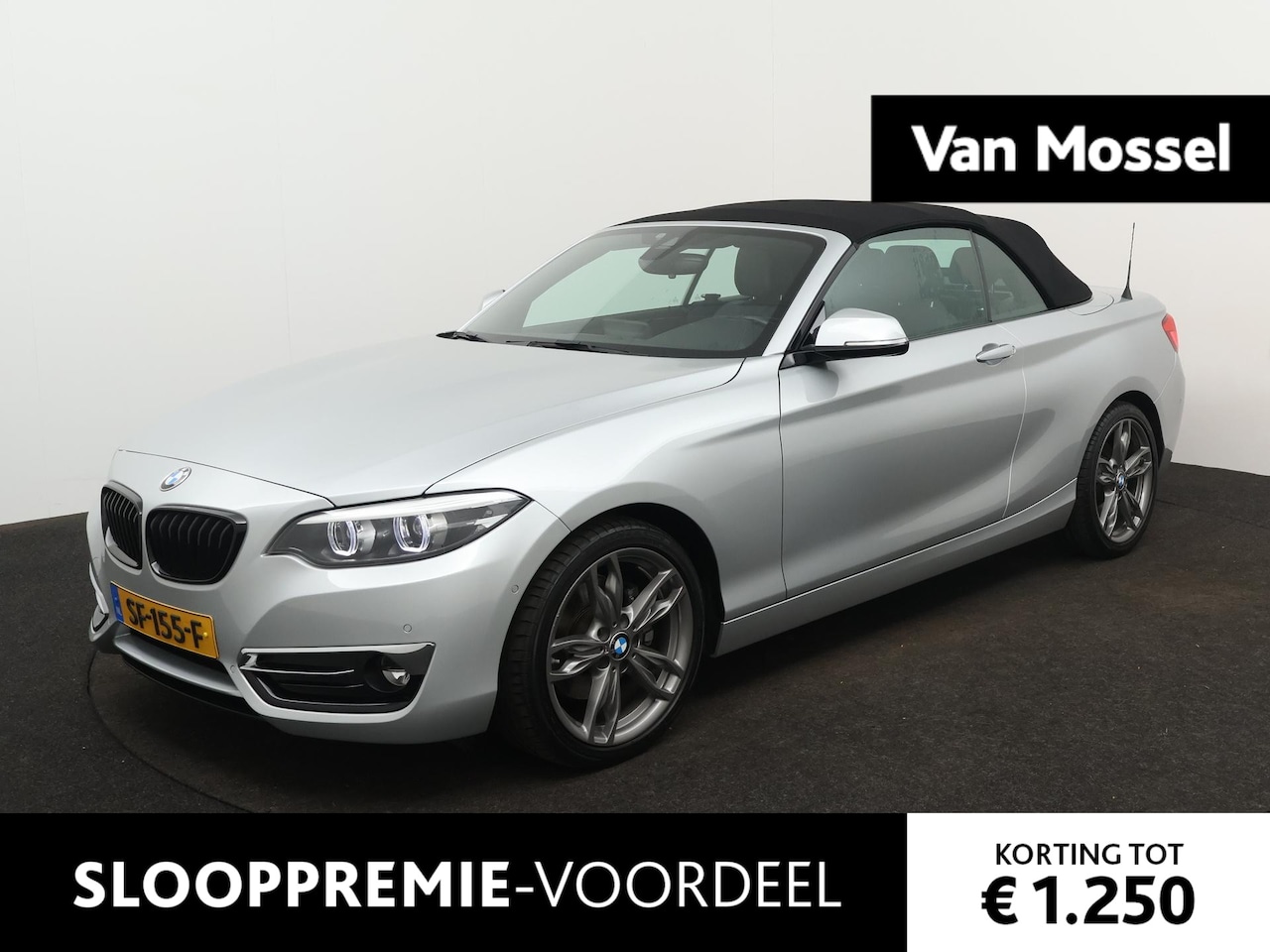 BMW 2-serie Cabrio - 220i High Executive | STOELVERWARMING | LED VERLICHTING | LEDER | CLIMATE CONTROL | ACHTER - AutoWereld.nl