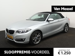 BMW 2-serie Cabrio - 220i High Executive | STOELVERWARMING | LED VERLICHTING | LEDER | CLIMATE CONTROL | ACHTER