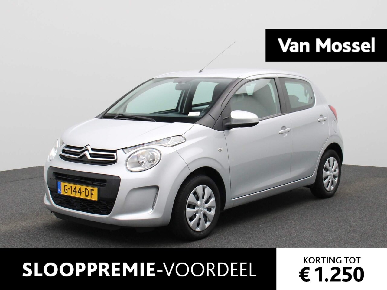 Citroën C1 - 1.0 VTi Feel | AIRCO | BLUETOOTH | LED DAGRIJVERLICHTING | ELEKTRISCHE RAMEN VOOR | - AutoWereld.nl