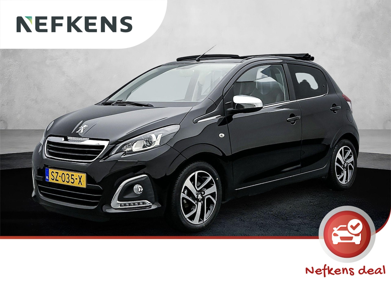 Peugeot 108 - Allure TOP! 72pk | Navigatie via Apple Carplay / Android Auto | Elektrisch vouwdak | Achte - AutoWereld.nl