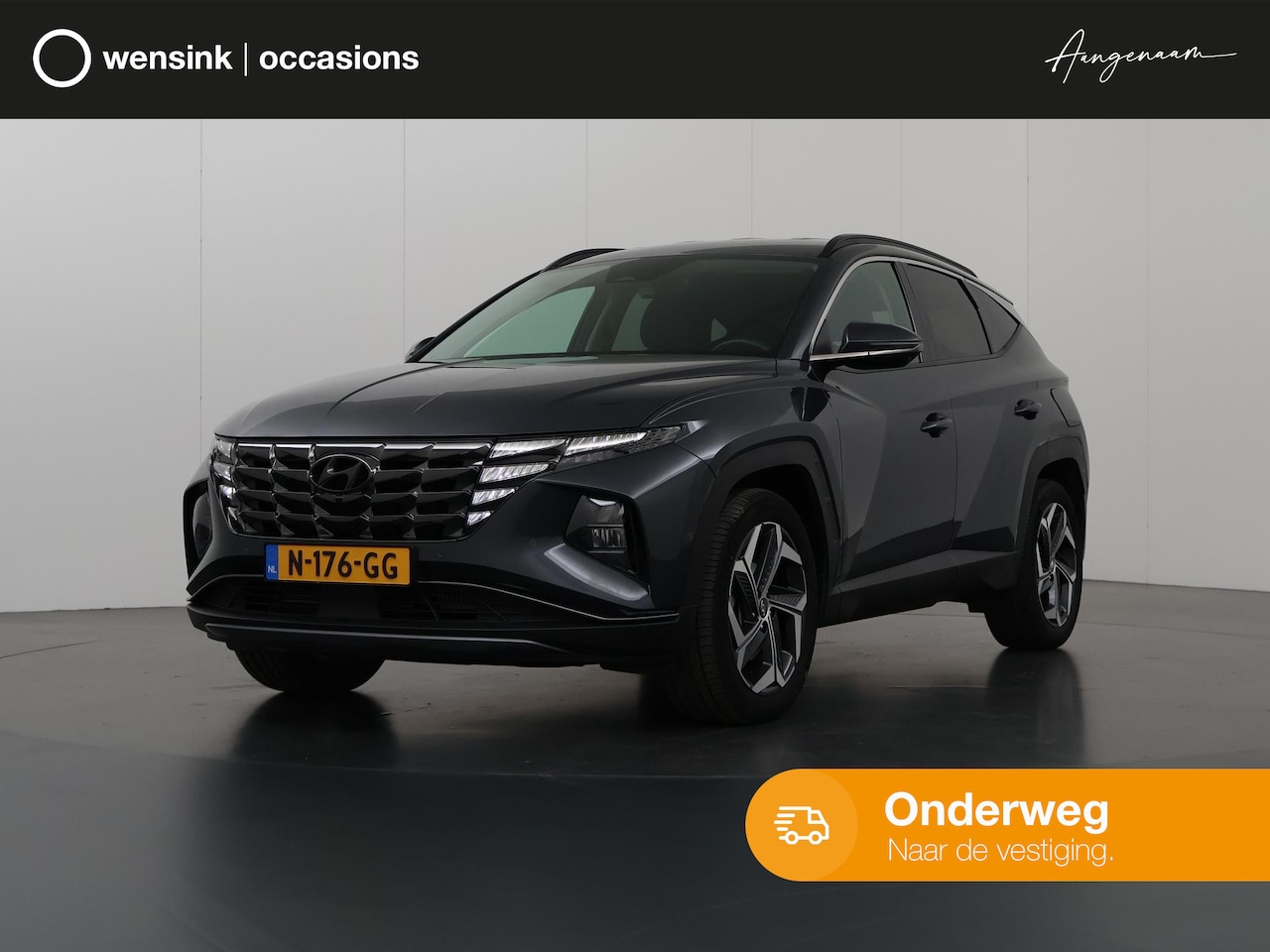 Hyundai Tucson - 1.6 T-GDI HEV Premium | NL Auto | Stoelverwarming/Koeling | Ele.verstelbare stoelen + gehe - AutoWereld.nl