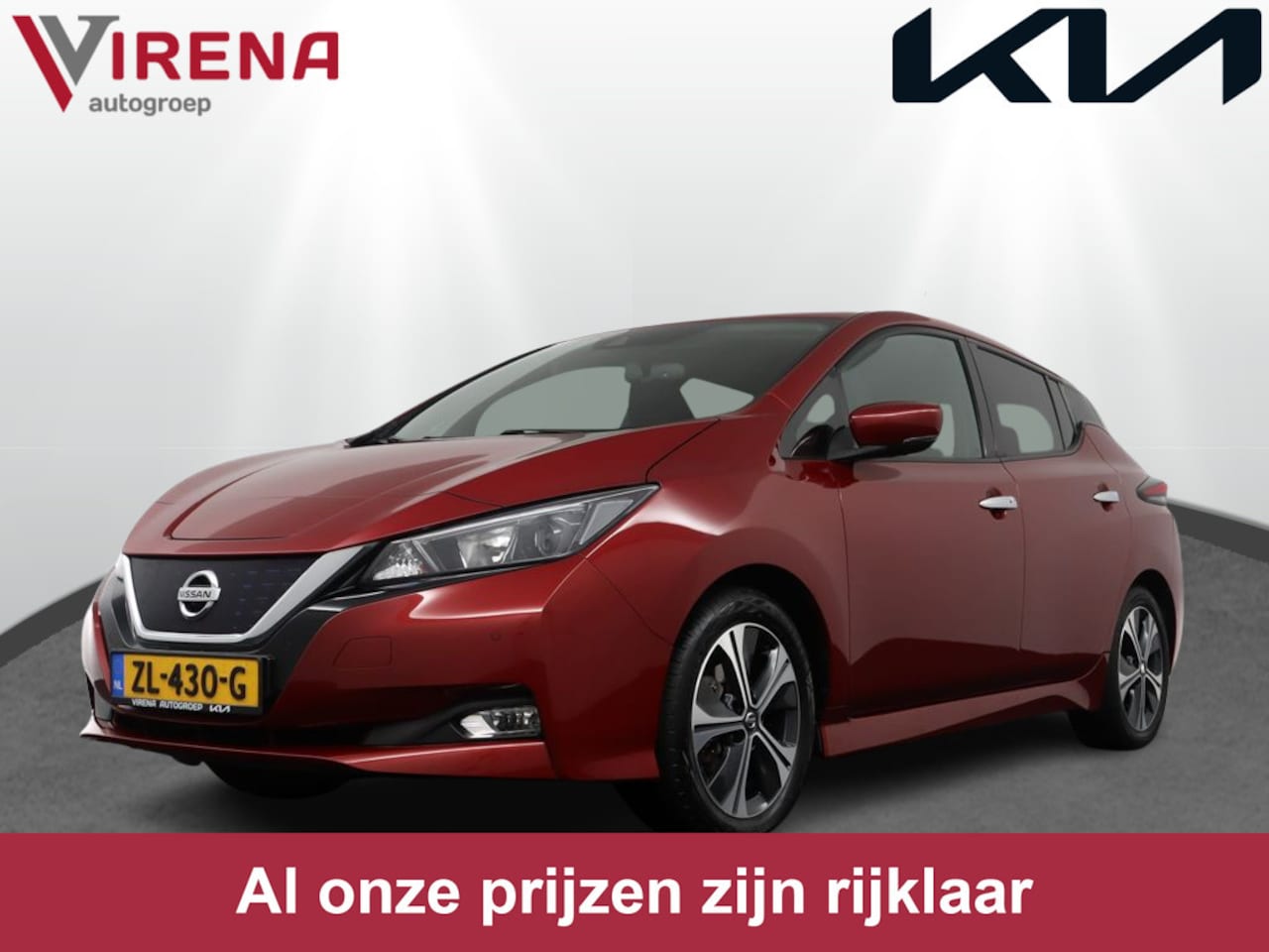 Nissan LEAF - N-Connecta 40 kWh - Navigatie - Stoel-/stuurverwarming - Cruise Control adaptief - Camera - AutoWereld.nl